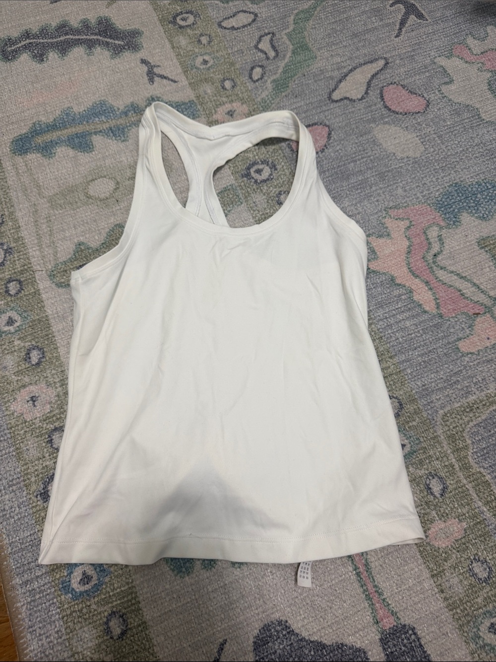CRZ YOGA White Racerback Tank Top